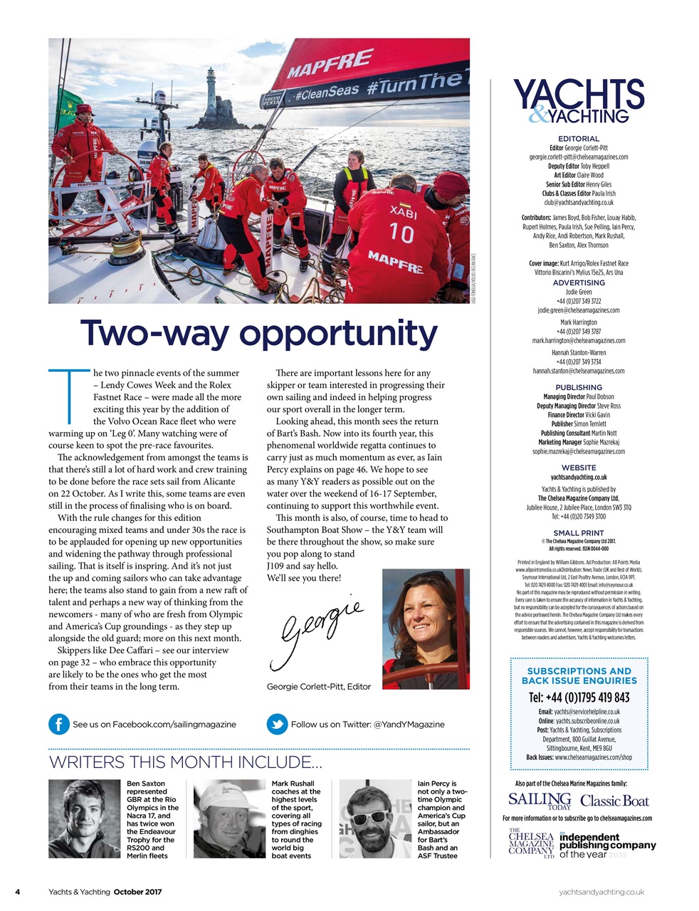 Yachts & Yachting Preview Pages