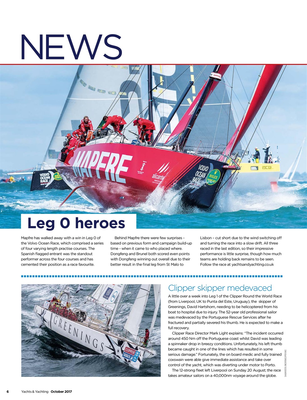 Yachts & Yachting Preview Pages