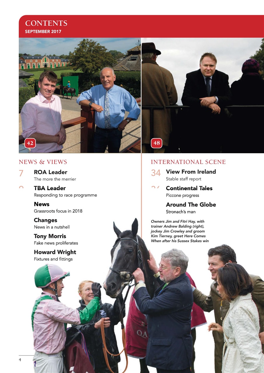 The Owner Breeder Preview Pages