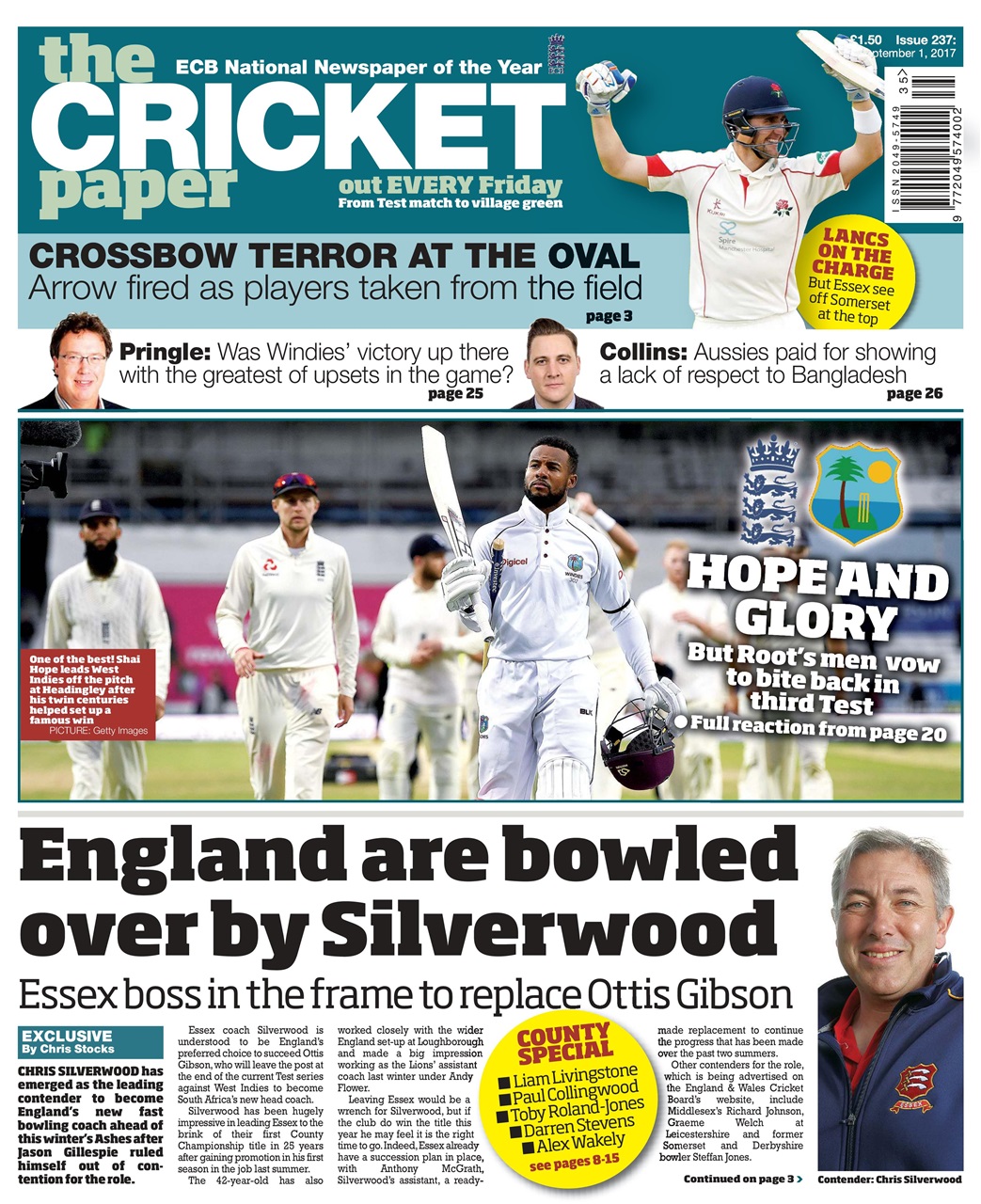The Cricket Paper Preview Pages