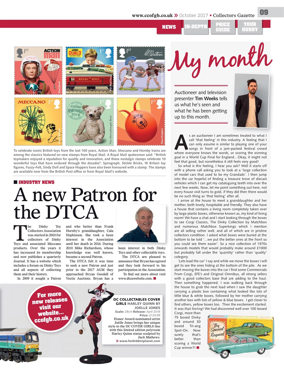 Collectors Gazette Preview Pages