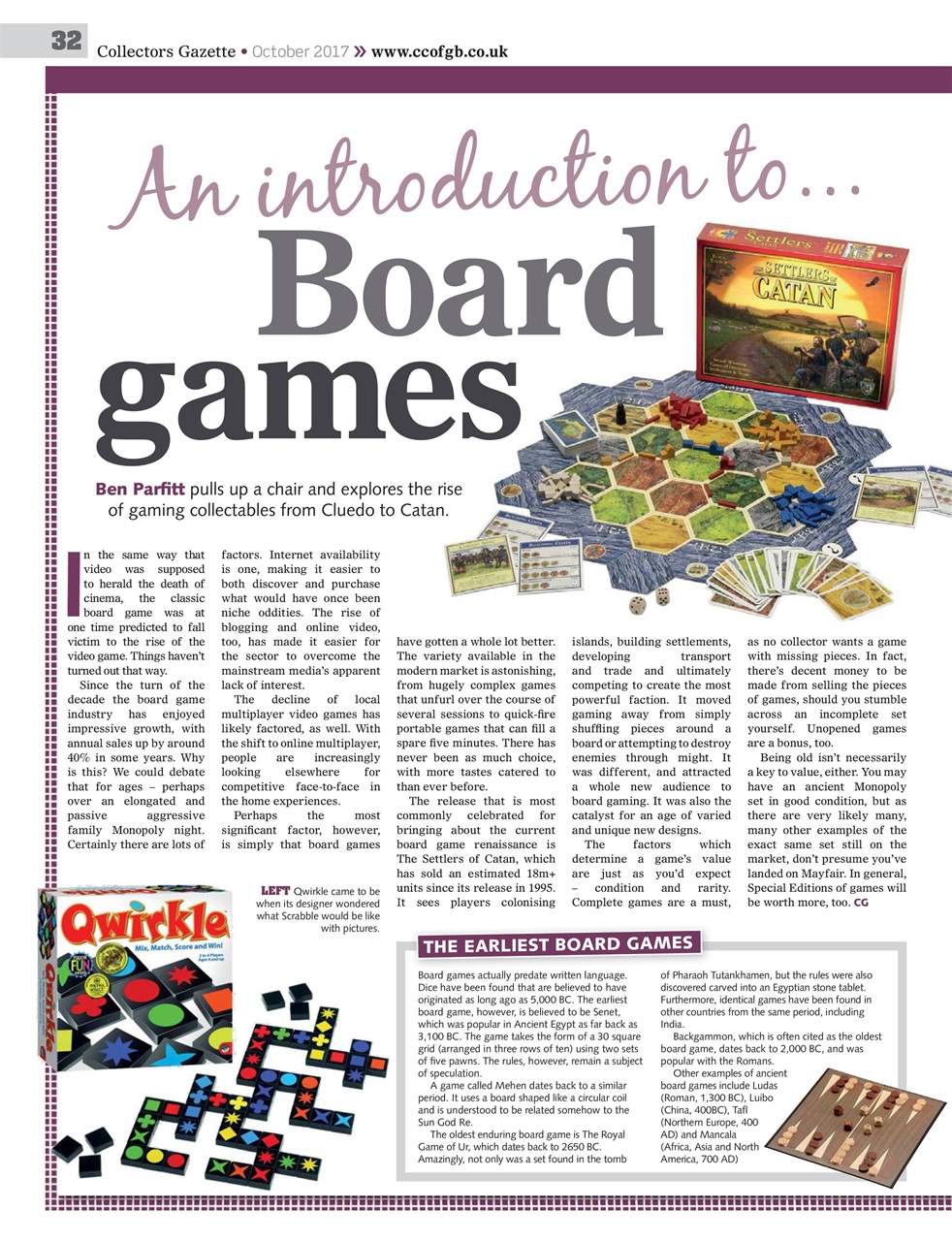 Collectors Gazette Preview Pages