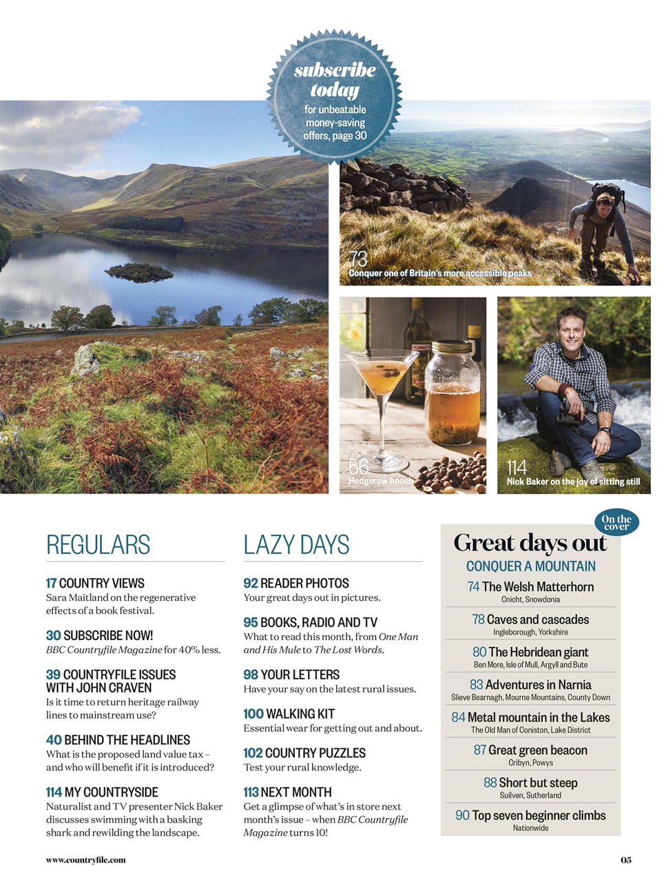 BBC Countryfile Magazine Preview Pages