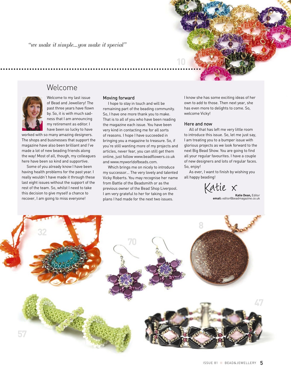 Bead & Jewellery Magazine Preview Pages
