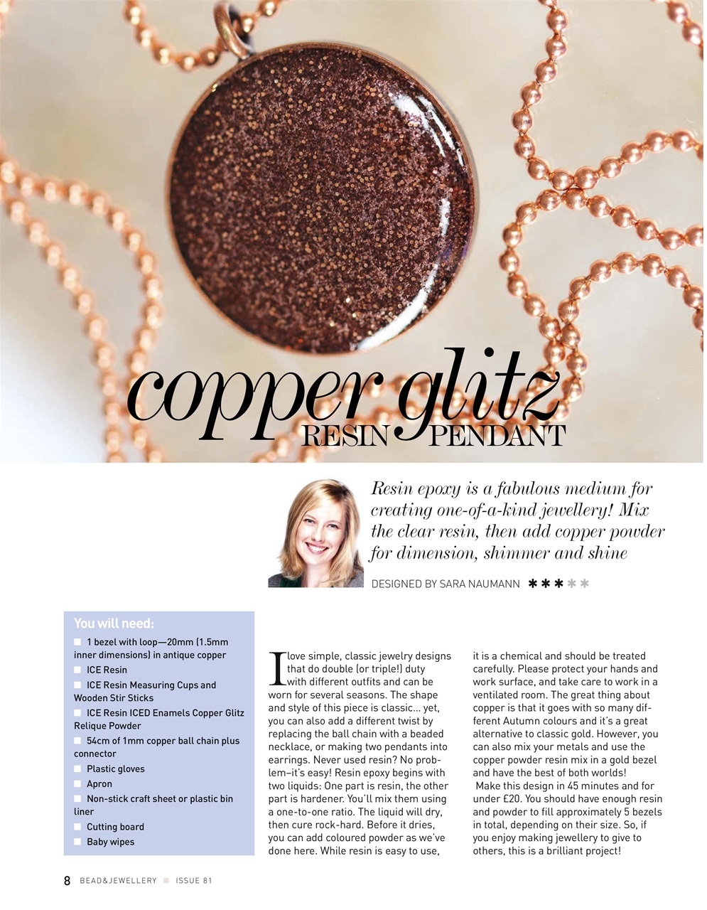 Bead & Jewellery Magazine Preview Pages