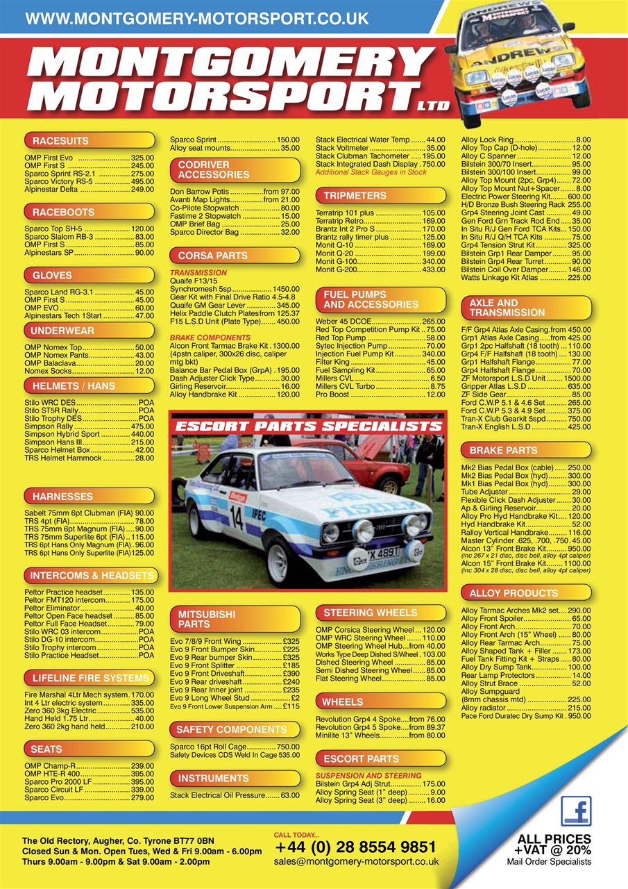 Pacenotes Rally magazine Preview Pages