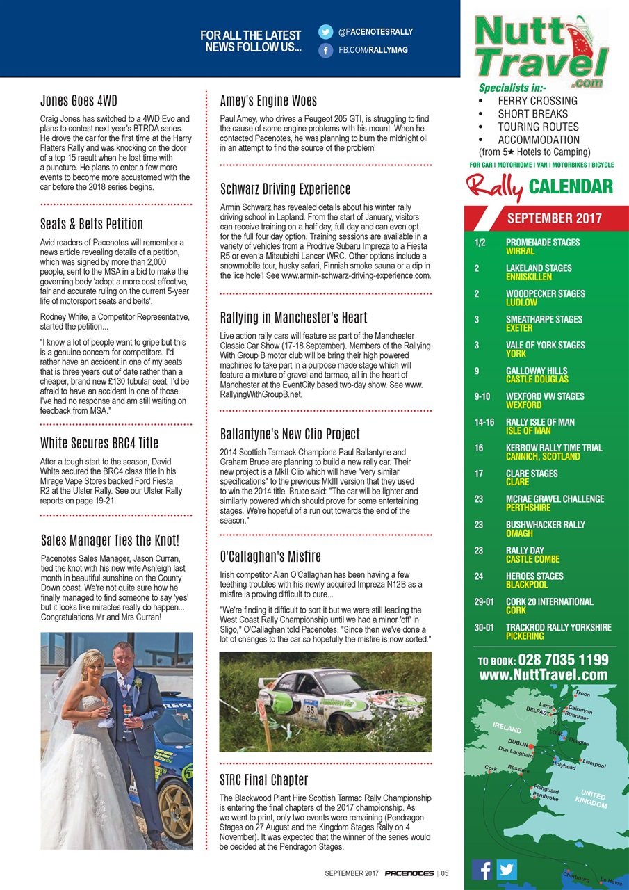 Pacenotes Rally magazine Preview Pages