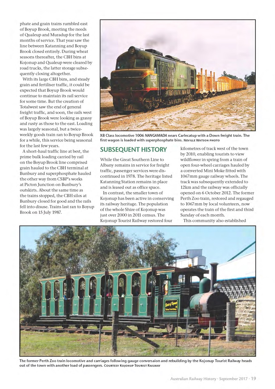 Australian Railway History Preview Pages
