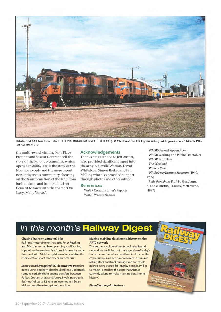 Australian Railway History Preview Pages