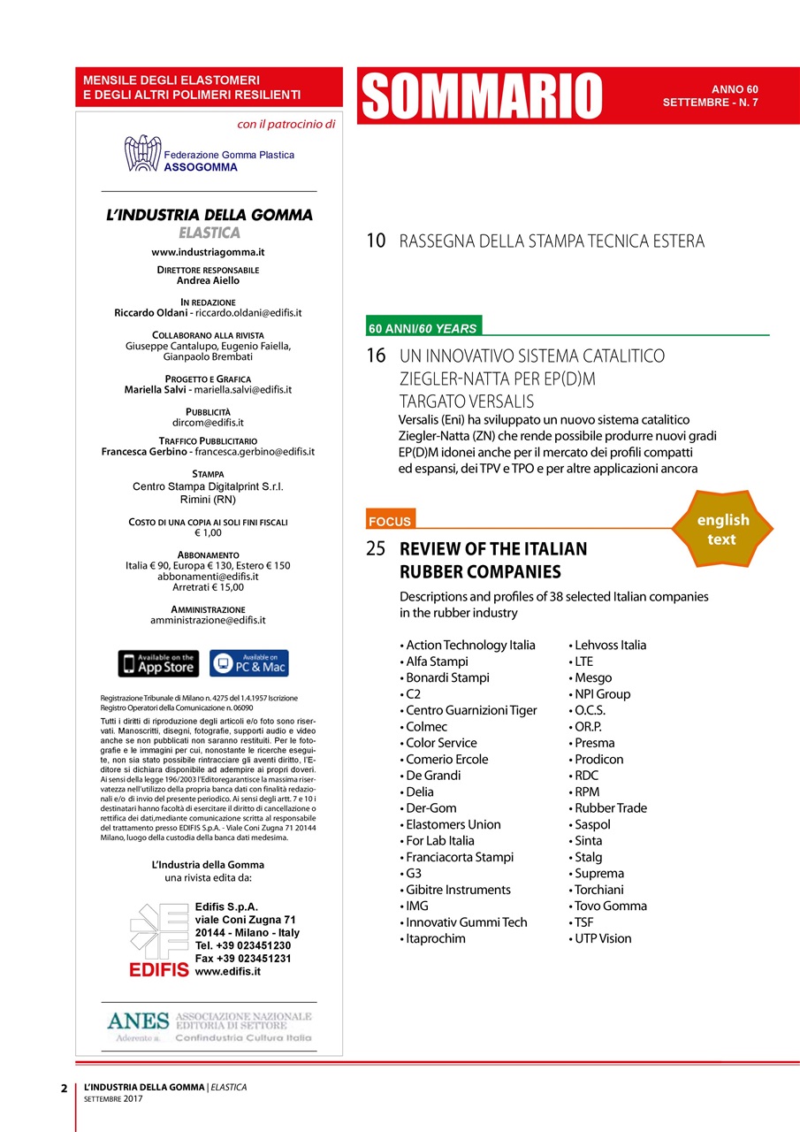 L’industria della Gomma Preview Pages
