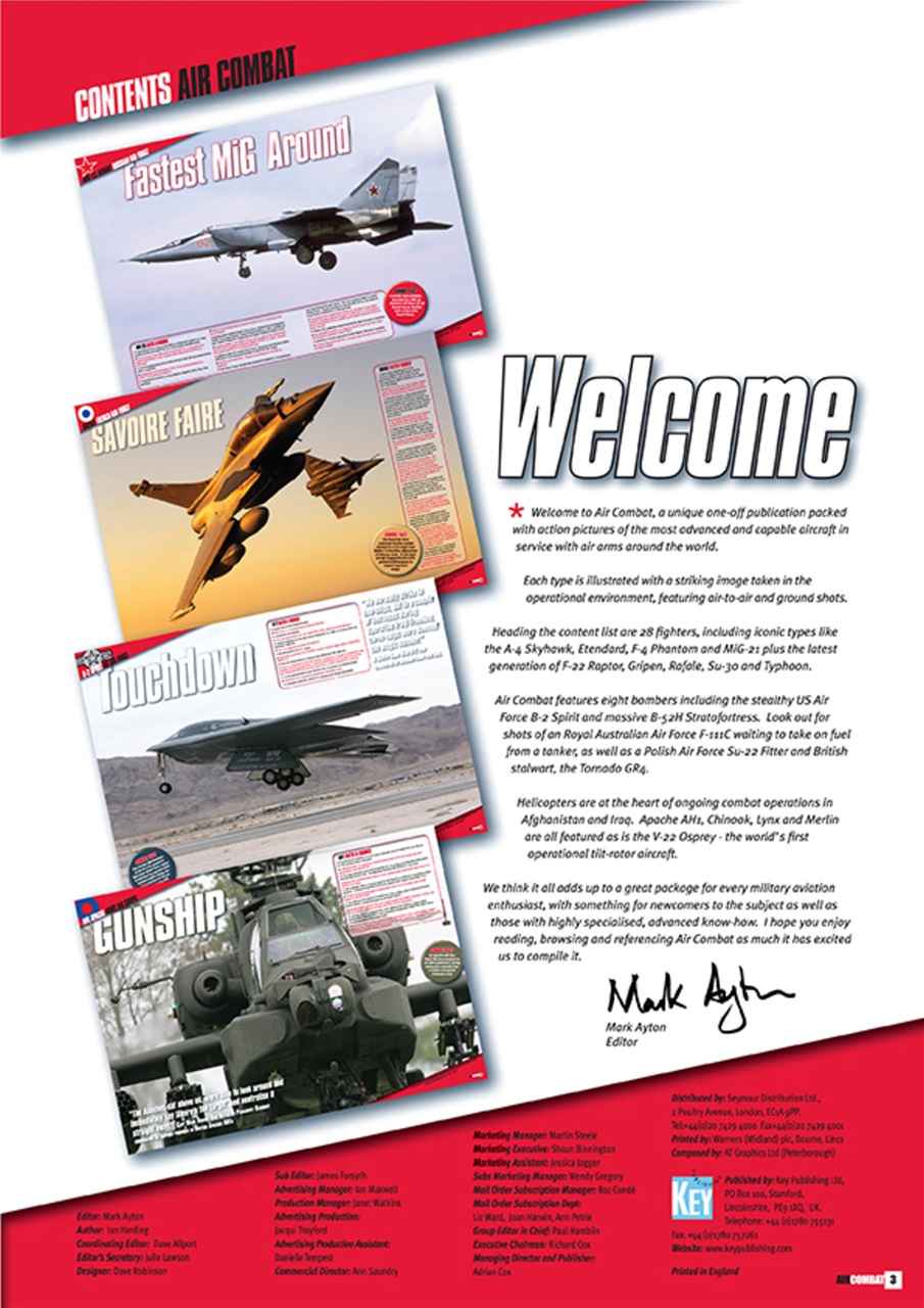 Combat Aircraft Journal Preview Pages