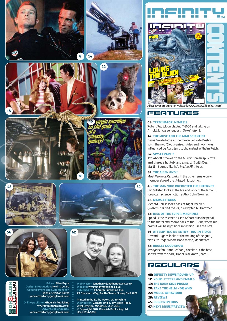 Infinity Magazine Preview Pages