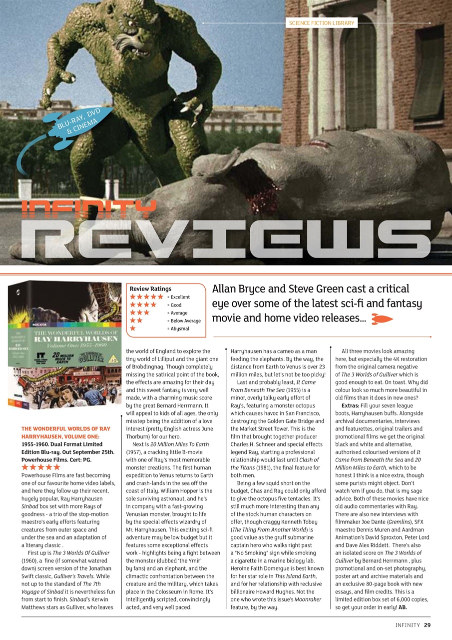 Infinity Magazine Preview Pages