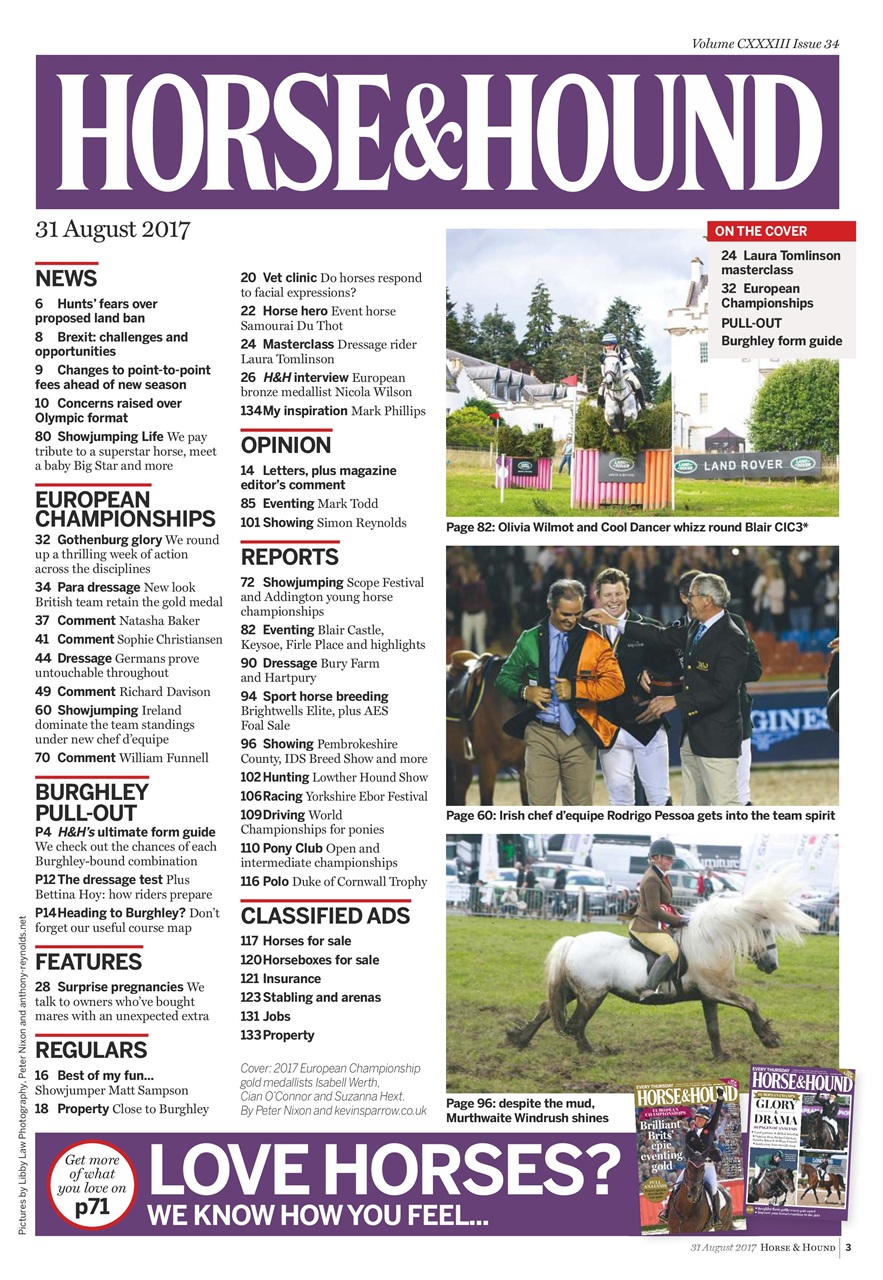 Horse & Hound Preview Pages