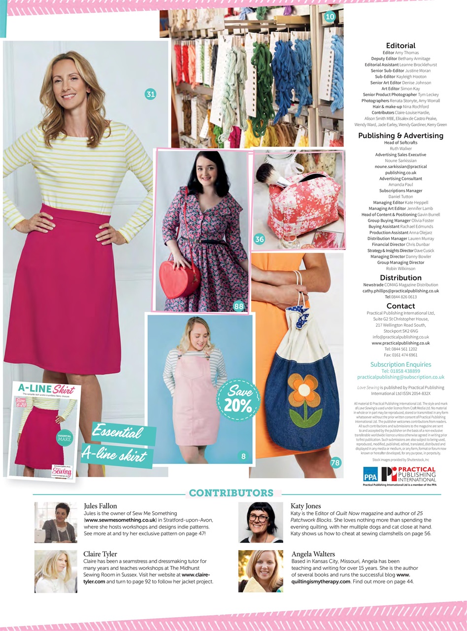 Love Sewing Preview Pages