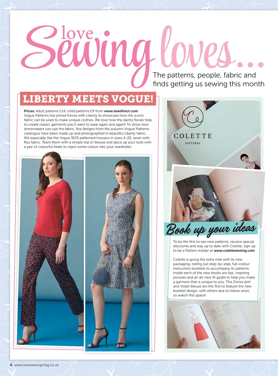 Love Sewing Preview Pages