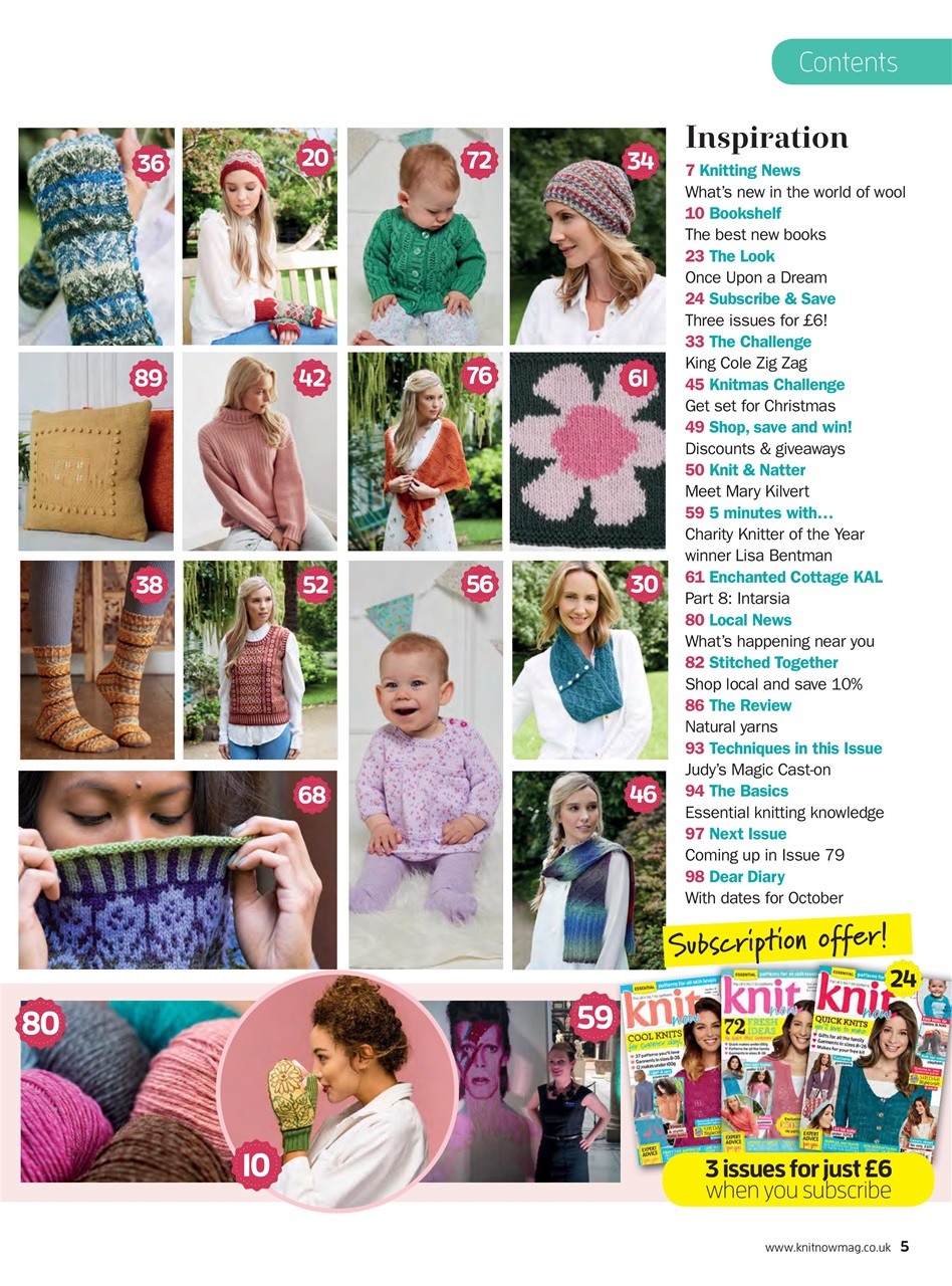 Knit Now Preview Pages