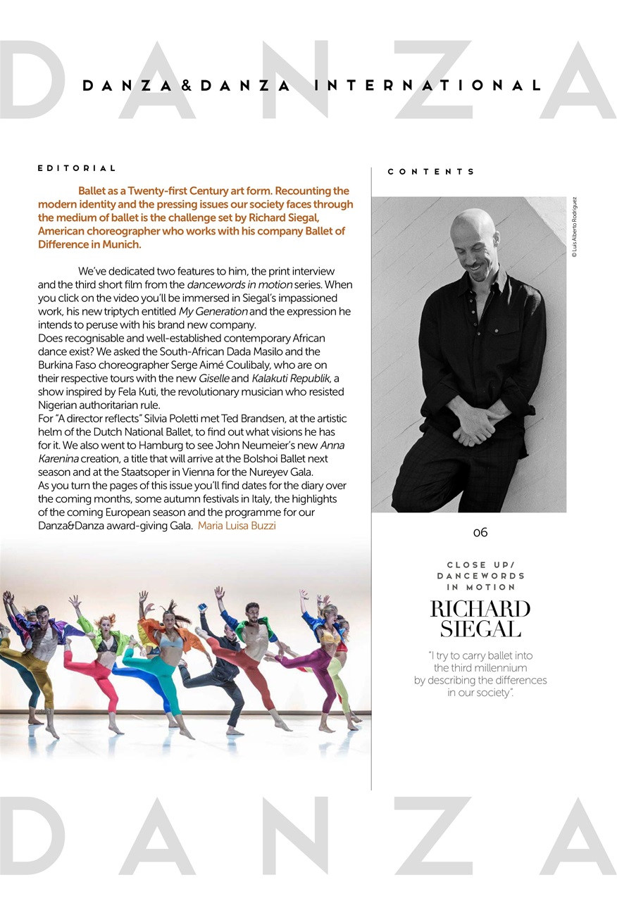 DANZA&DANZA International Preview Pages