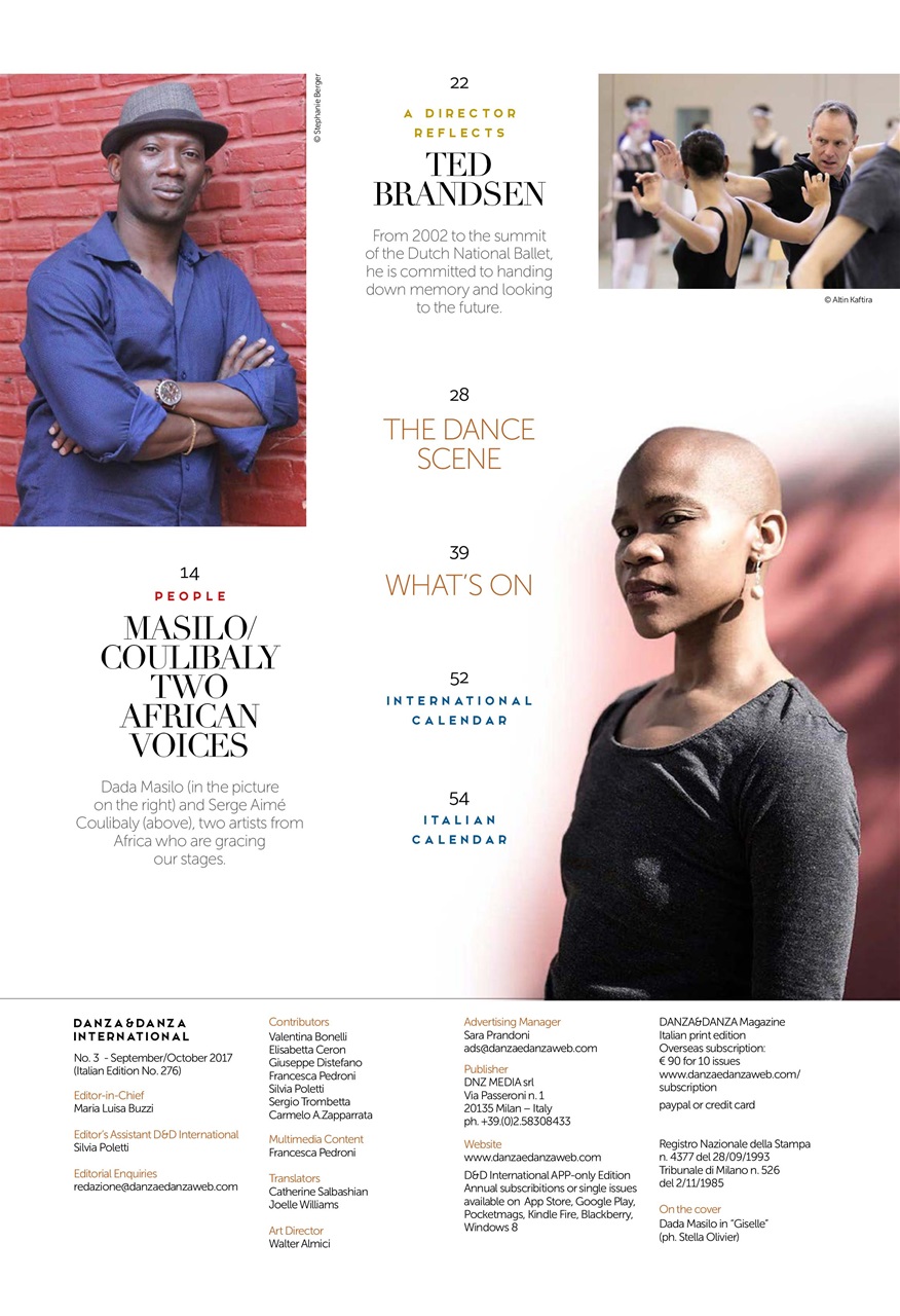 DANZA&DANZA International Preview Pages