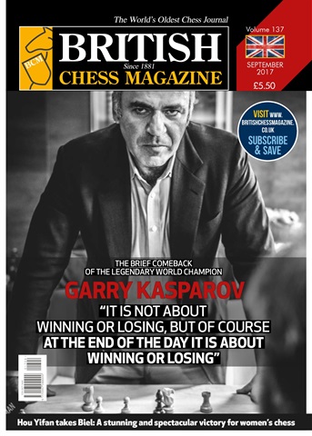 British Chess Magazine issue September 2017