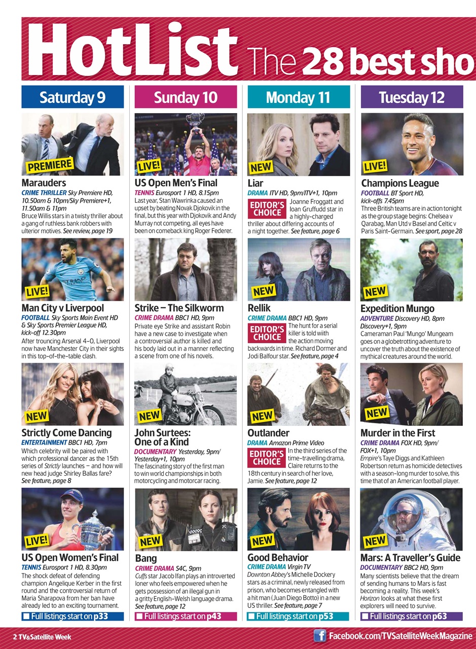 TV & Satellite Week Preview Pages