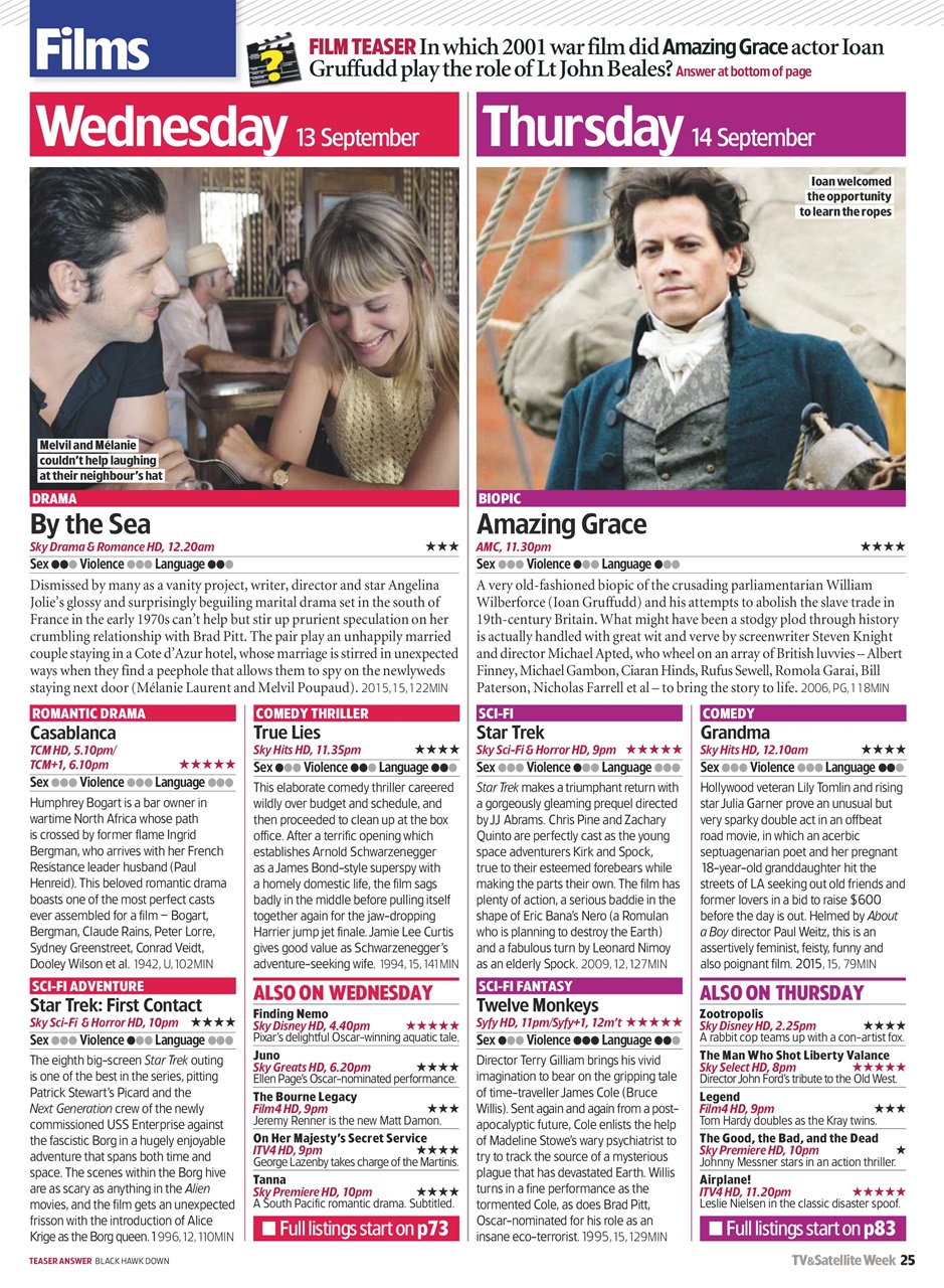 TV & Satellite Week Preview Pages