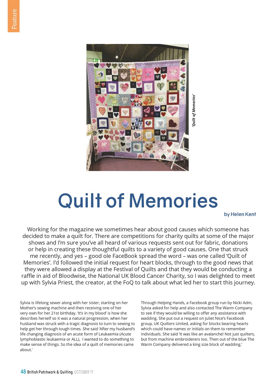 Patchwork and Quilting Preview Pages