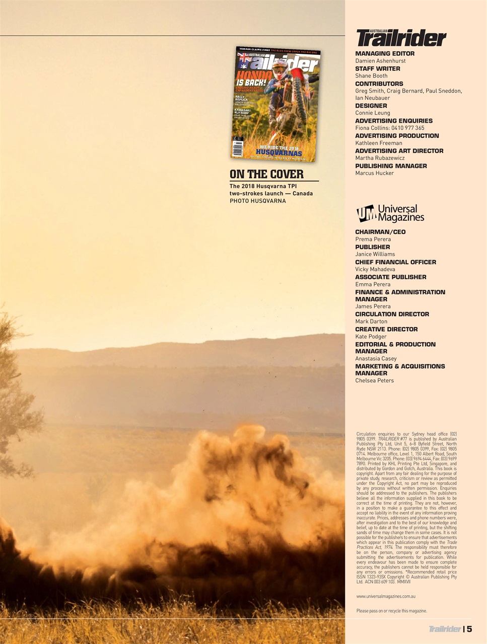 Trailrider Preview Pages