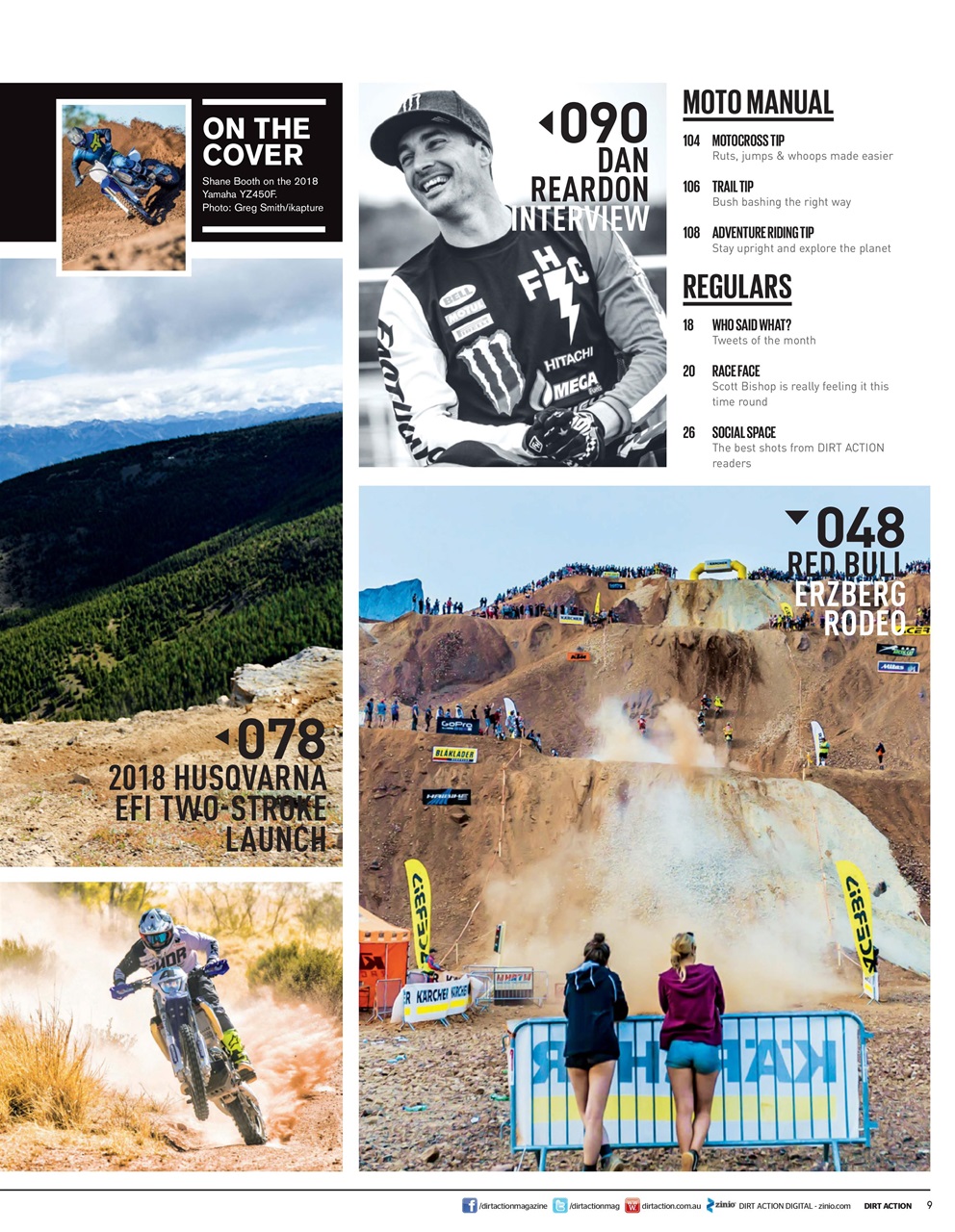 Dirt Action Preview Pages