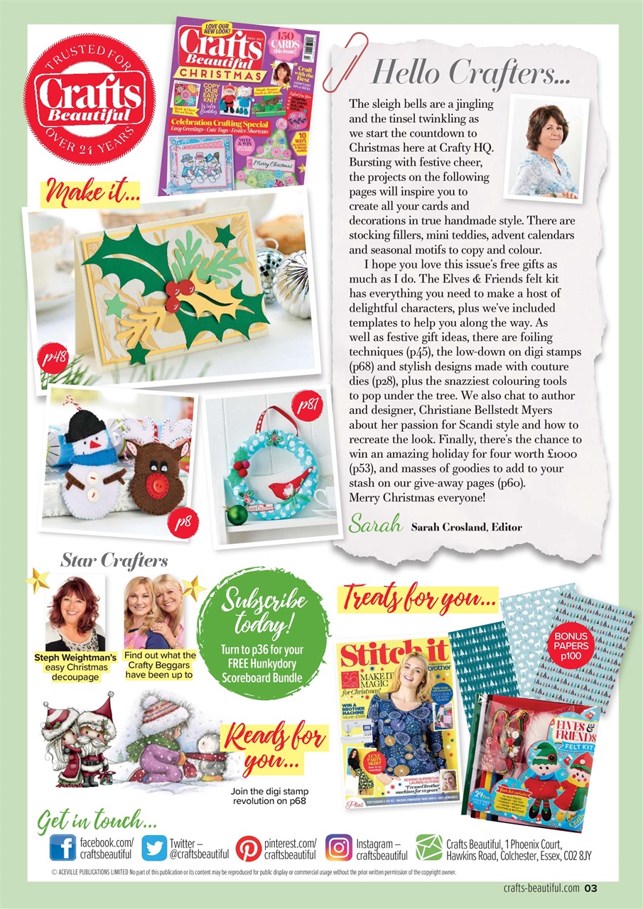 Crafts Beautiful Preview Pages