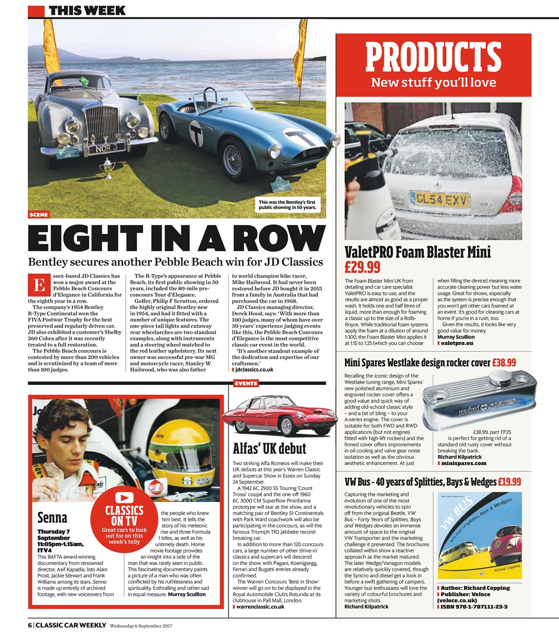 Classic Car Weekly Preview Pages