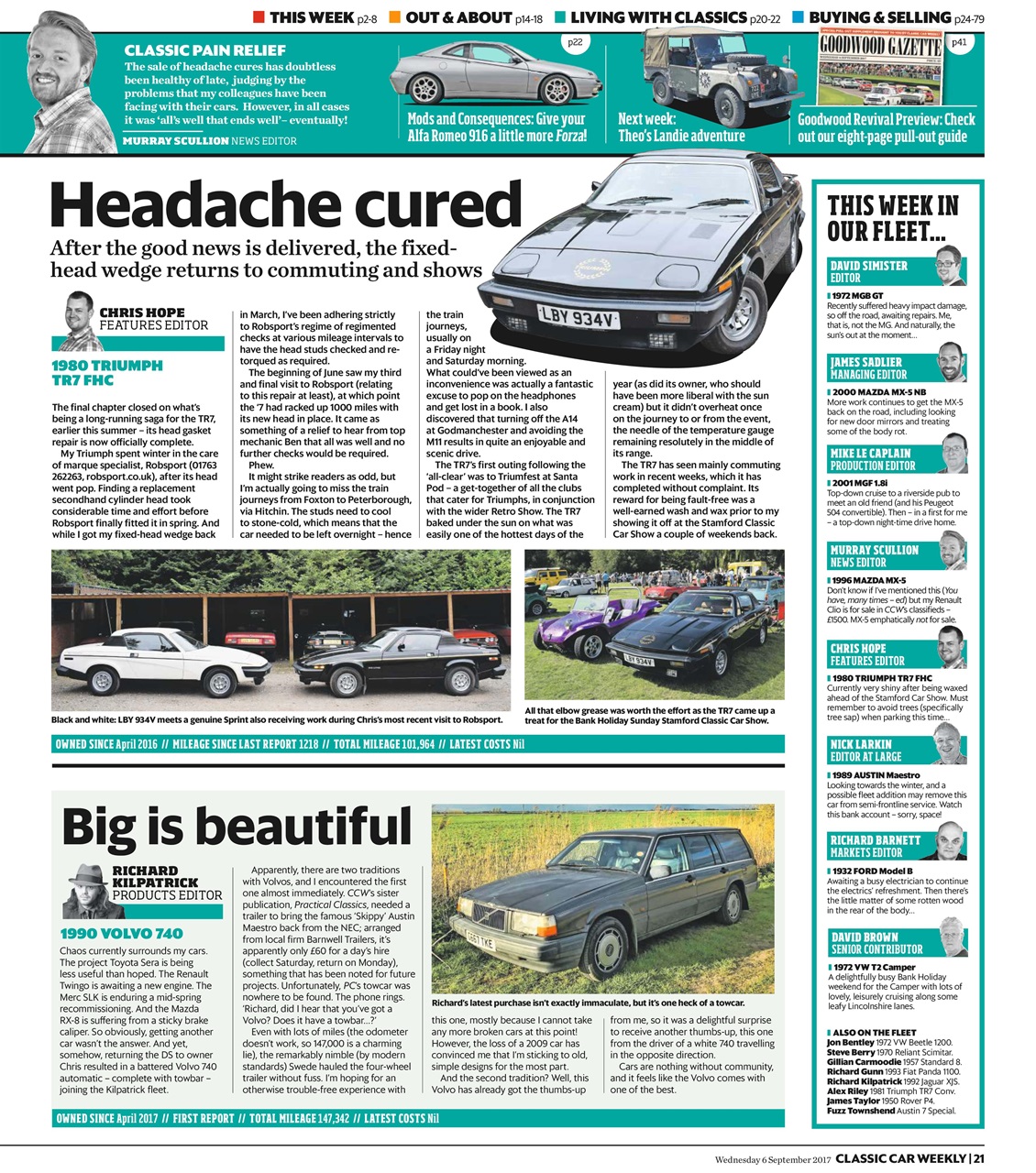 Classic Car Weekly Preview Pages