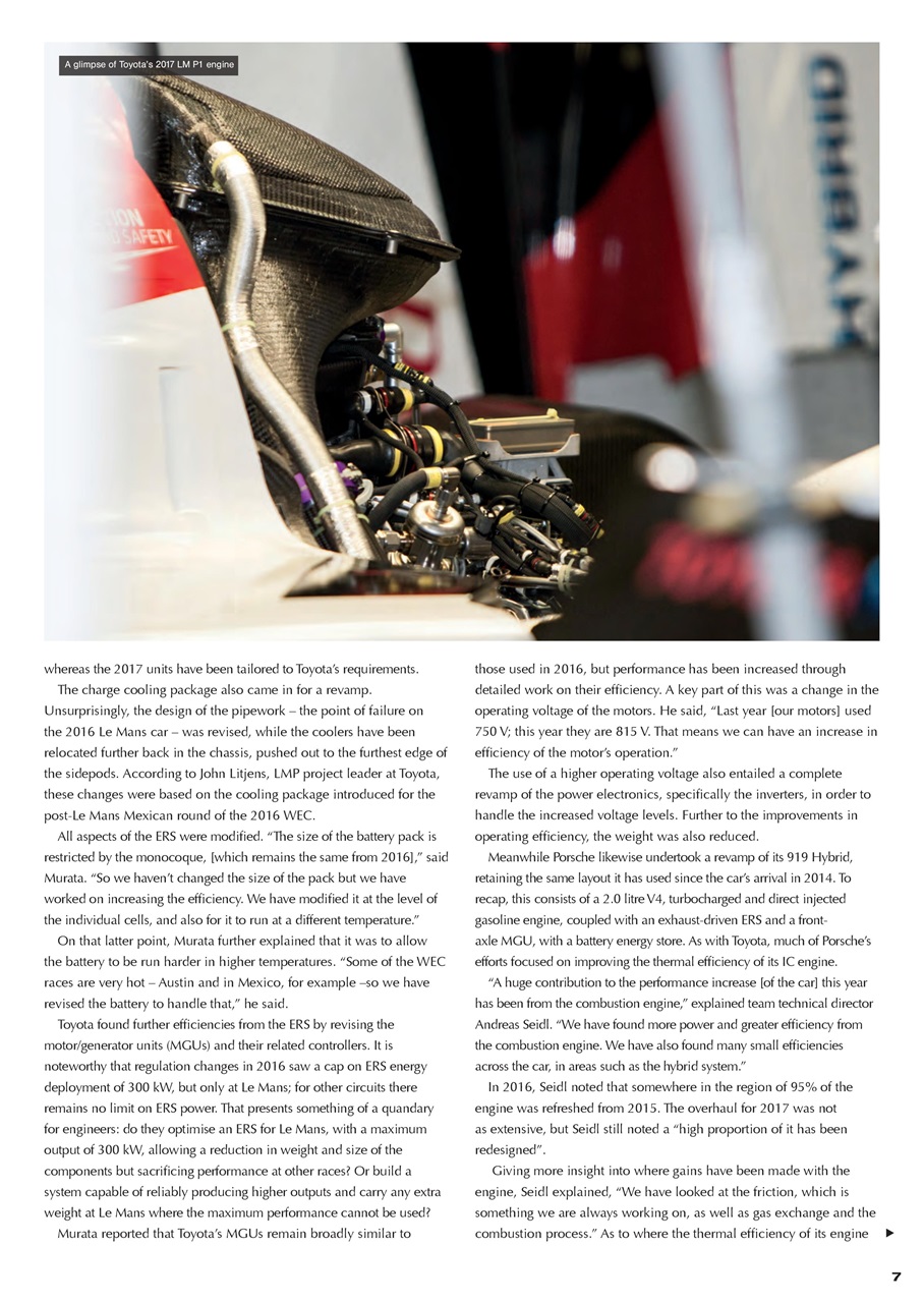 Race Engine Technology Preview Pages