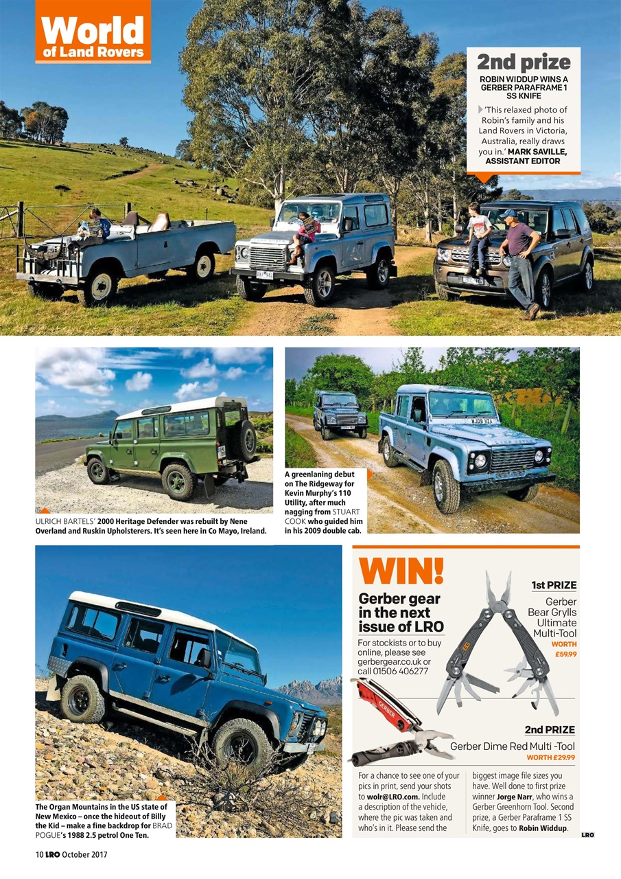 Land Rover Owner Preview Pages