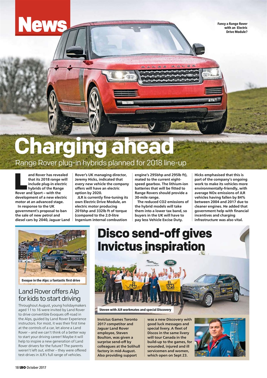 Land Rover Owner Preview Pages