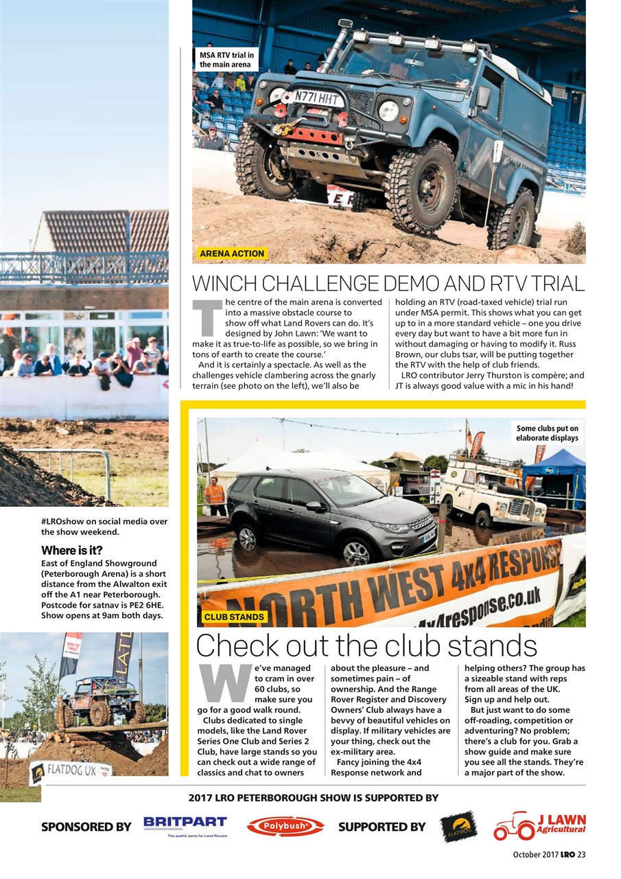 Land Rover Owner Preview Pages