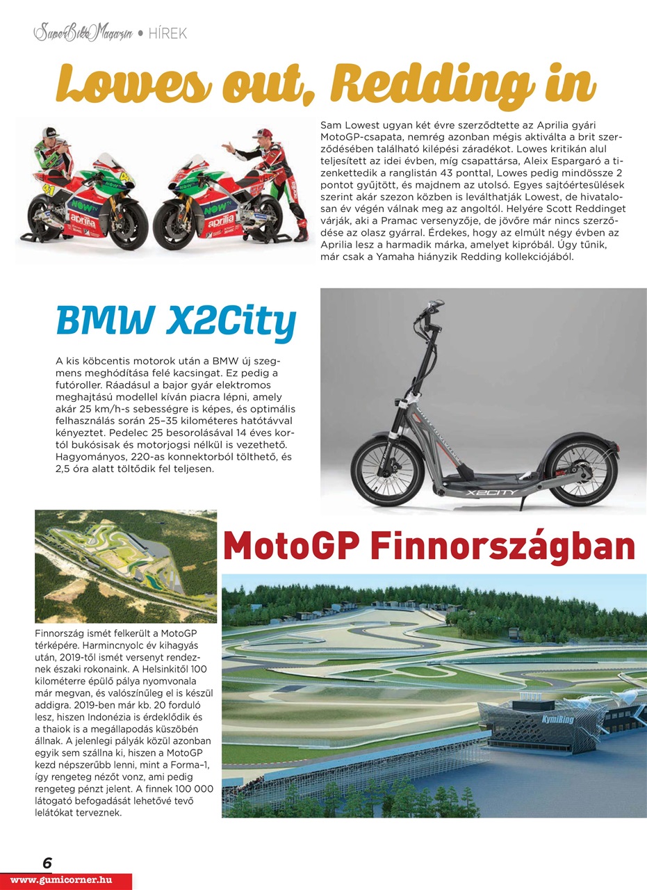 SuperBike Hungary Preview Pages