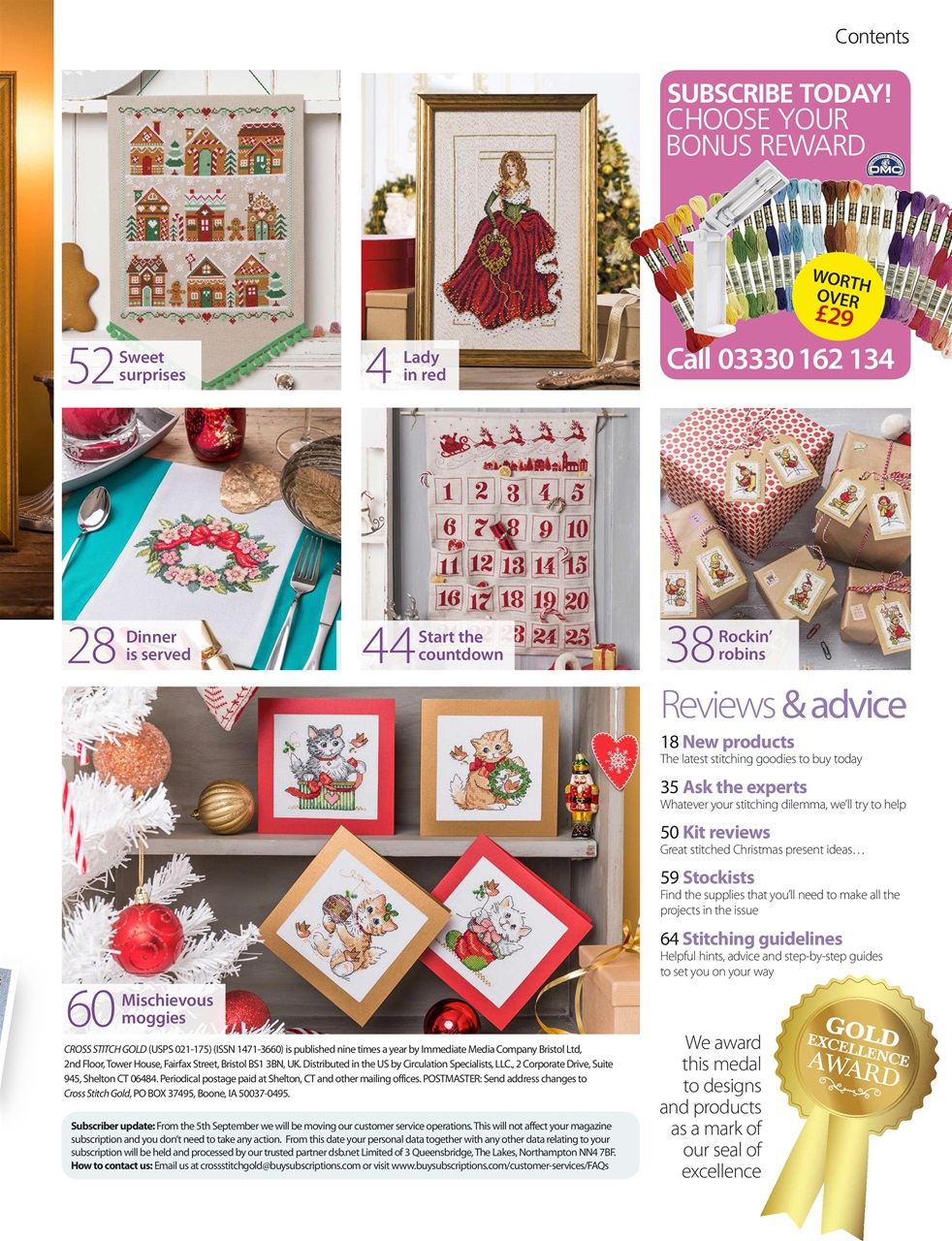 Cross Stitch Gold Preview Pages