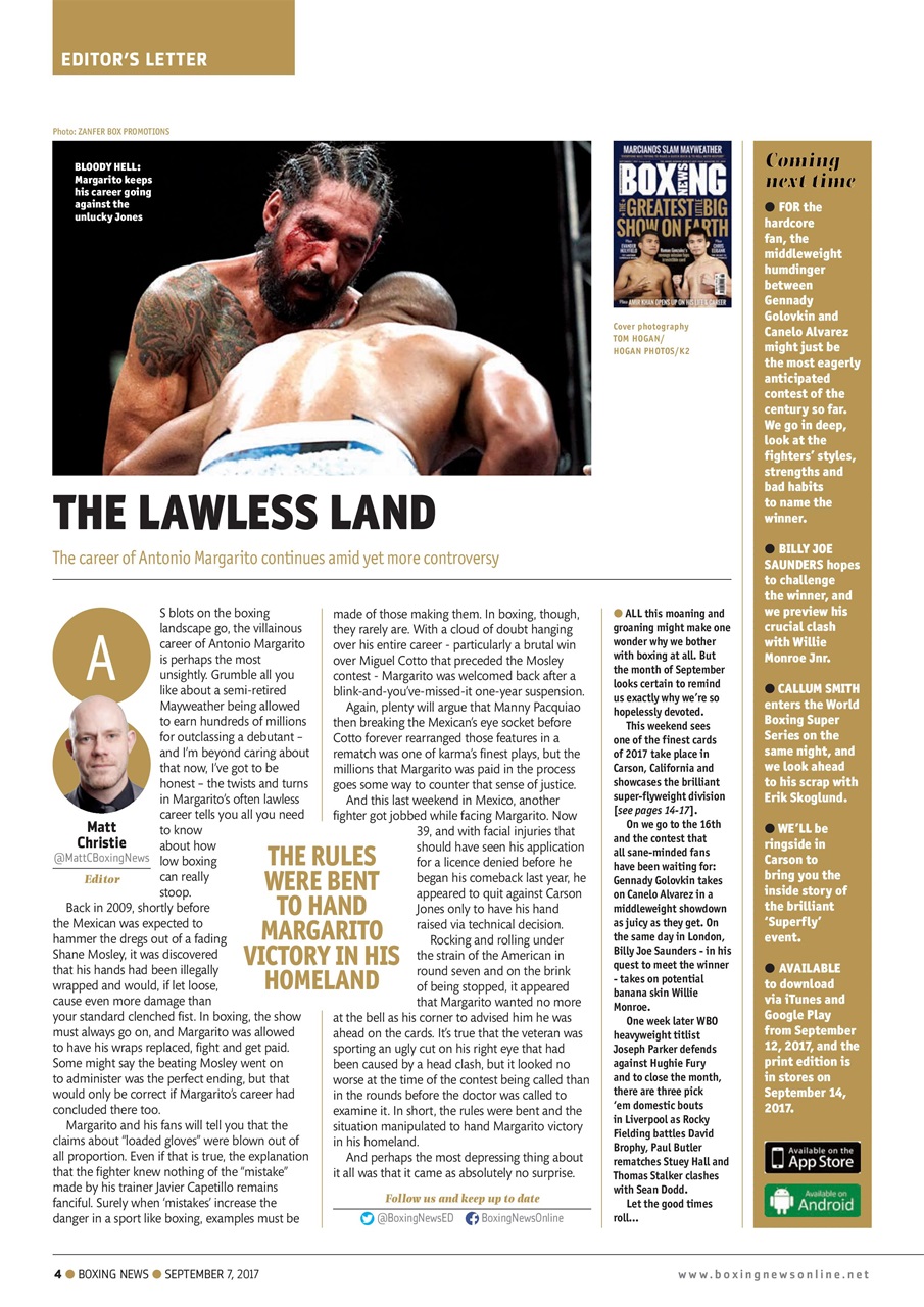 Boxing News Preview Pages