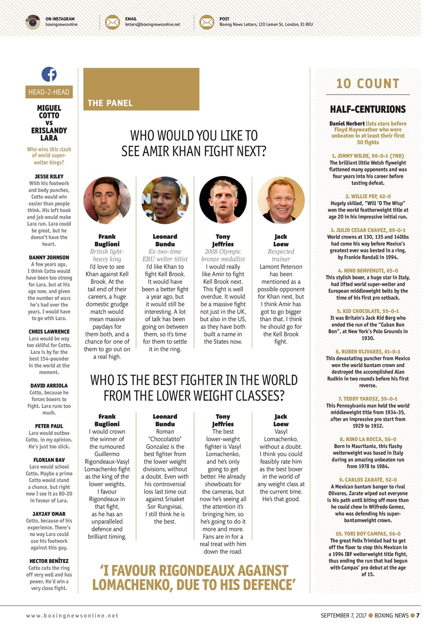 Boxing News Preview Pages