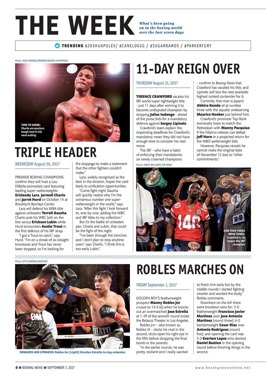 Boxing News Preview Pages