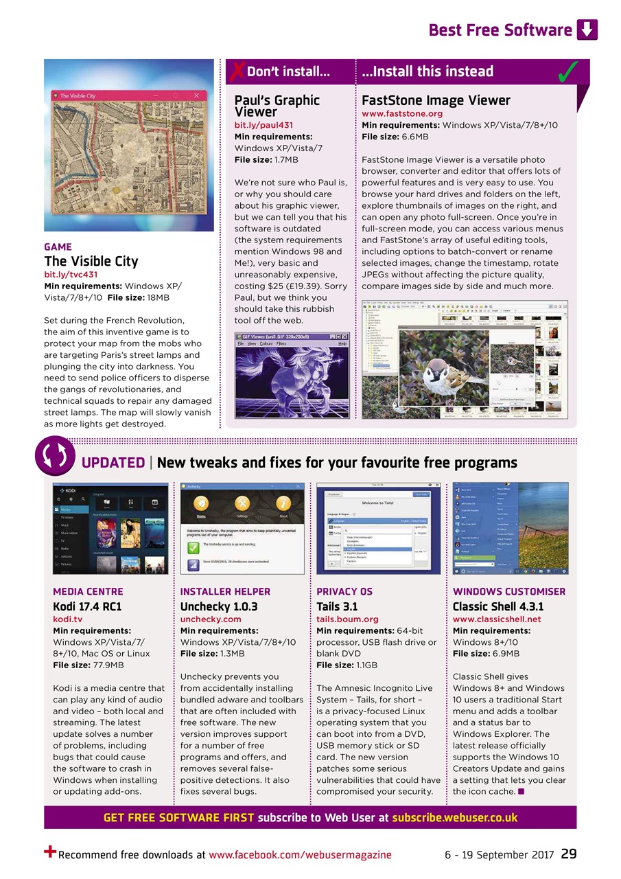 Webuser Preview Pages