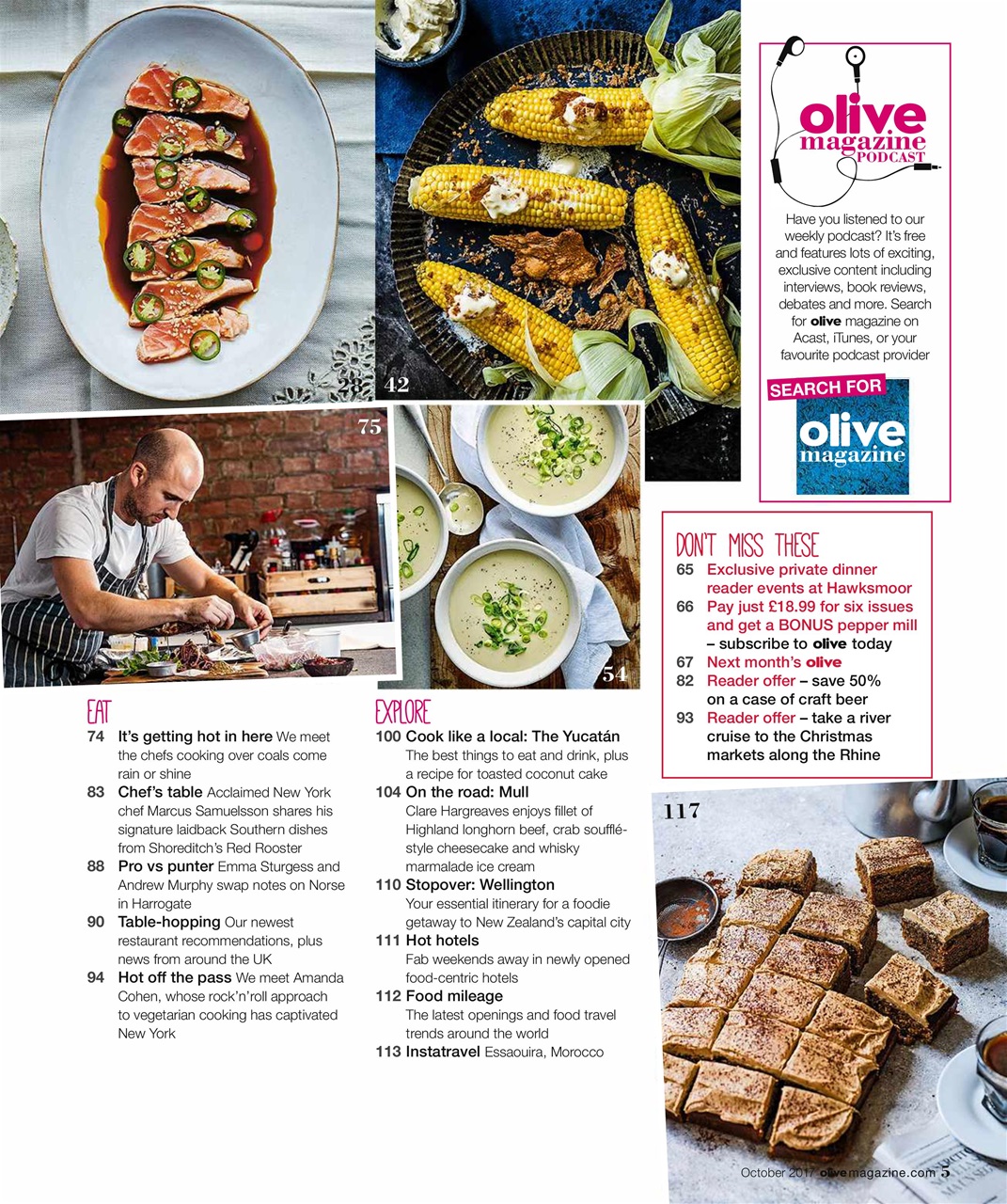 Olive Magazine Preview Pages