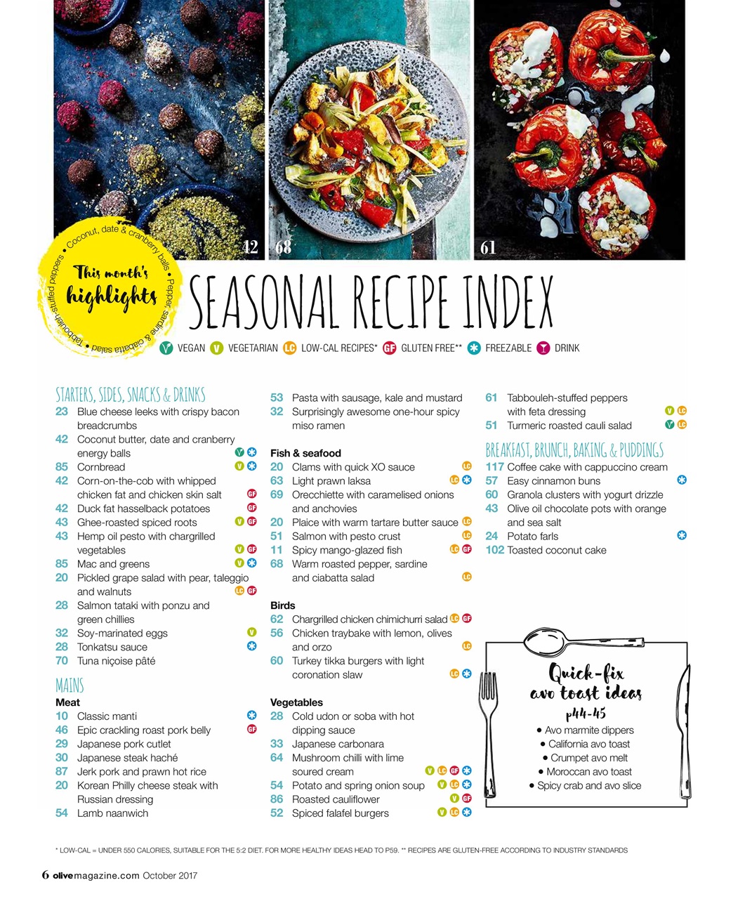 Olive Magazine Preview Pages