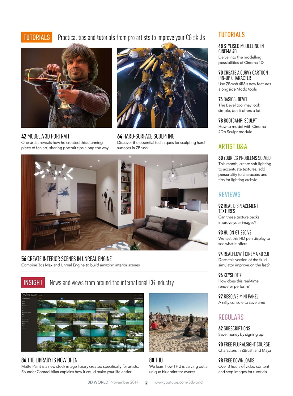 3D World Preview Pages