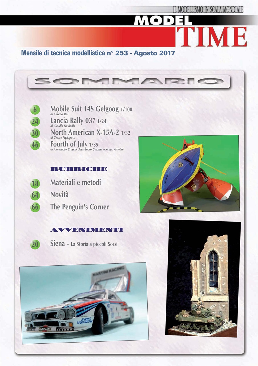 Model Time Preview Pages