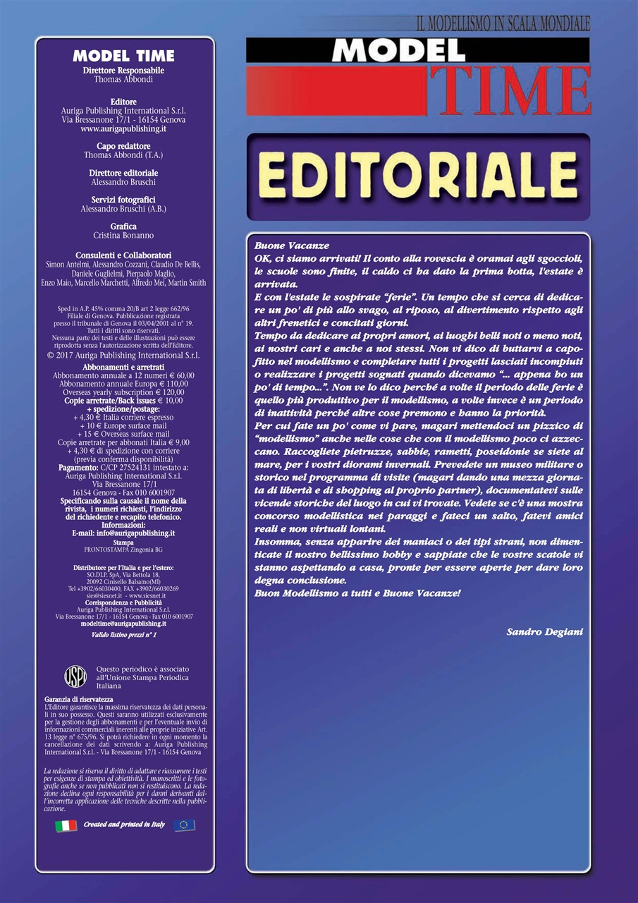 Model Time Preview Pages