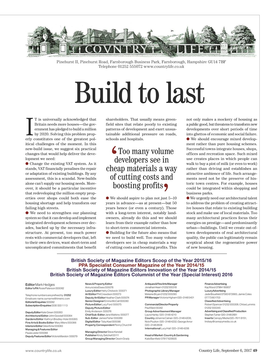 Country Life Preview Pages