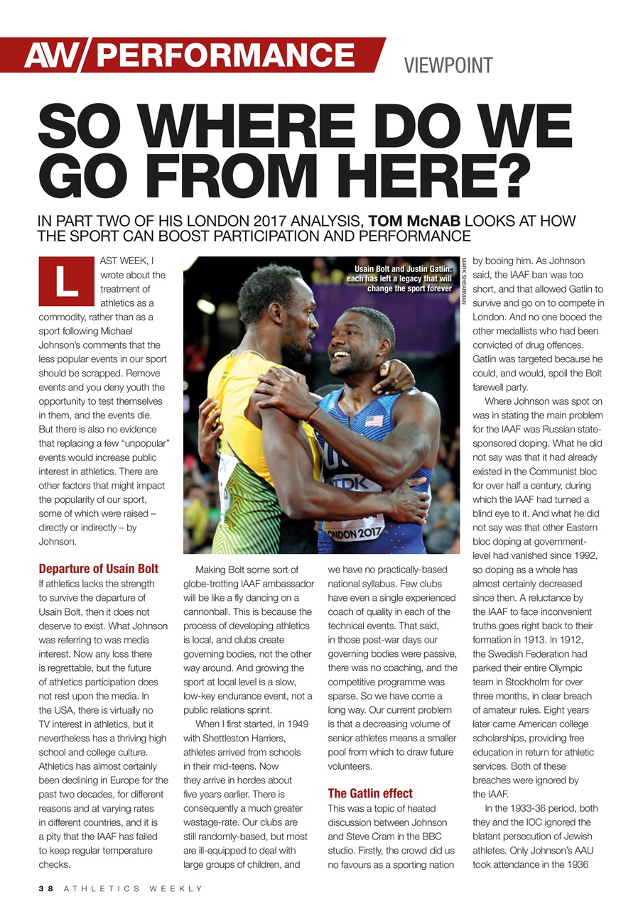 AW – Athletics Weekly Magazine Preview Pages