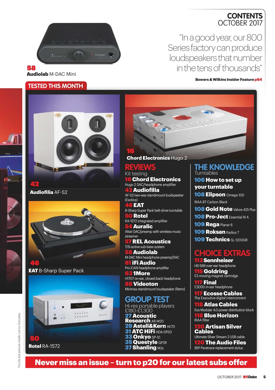 Hi-Fi Choice Preview Pages
